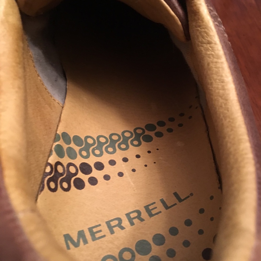 Men’s Merrill Leather Casual Dress Shoes, Sz 10.5 - Picture 5 of 7